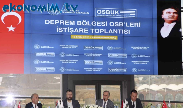 OSBÜK deprem bölgesindeki OSB’lerle buluştu