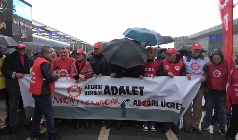 DİSK: “Gelirde adalet, vergide adalet”