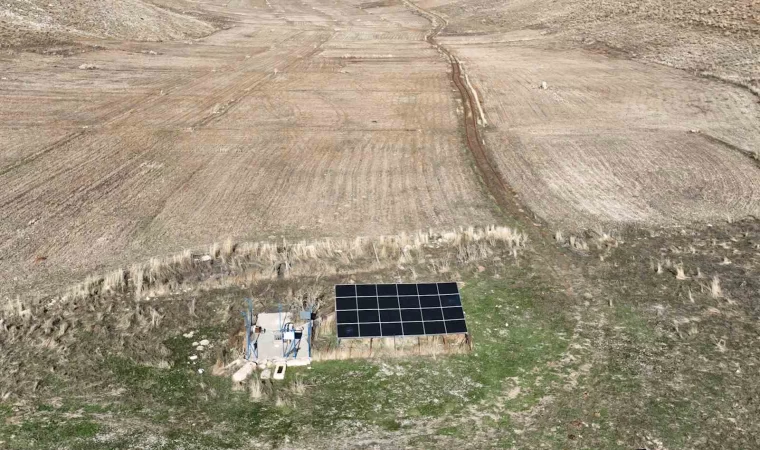 Güneş enerjisi sistemi kurularak mahalleye su geldi