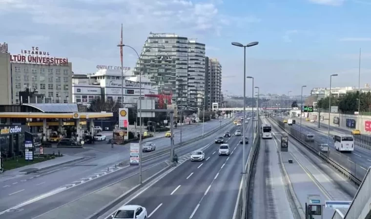 İstanbul’da yeni yılın ilk gününde trafik yüzde 1’e düştü