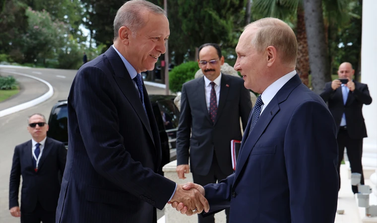 Cumhurbaşkanı Erdoğan, Rusya Devlet Başkanı Putin ile görüştü