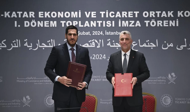 Katar'la Protokol imzalandı