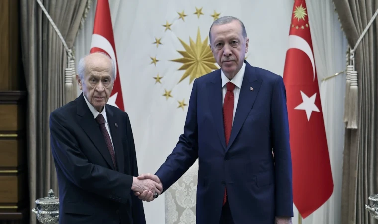 Cumhurbaşkanı Erdoğan ile Bahçeli’nin görüşmesi sona erdi