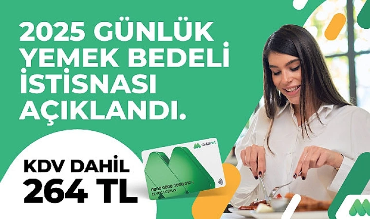 Çalışanların günlük yemek ücreti 264 TL olacak