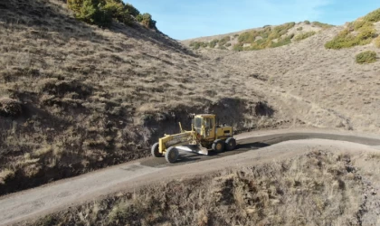 Terörden temizlenen bölgeler bitümlü sıcak karışım ile kaplandı