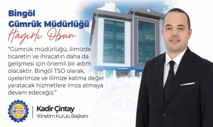 Bingöl’de Gümrük Müdürlüğü kuruluyor